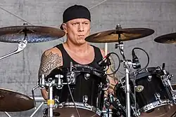 Schlagzeuger Andreas