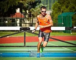 Albert Minczér – ausgeschieden als Elfter des dritten Vorlaufs