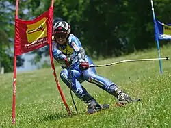 Mirko Hüppi im FIS-Riesenslalom von Rettenbach im Juni 2010