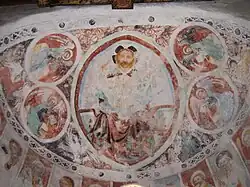 Kalotte mit Christus und den Evangelisten