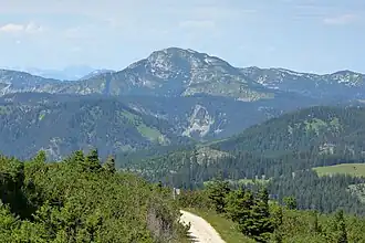 Blick von der Gemeindealpe zum Dürrenstein