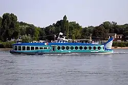 Die Moby Dick vor Köln-Rodenkirchen (Juni 2009)