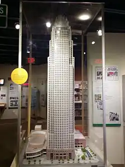 Modell des Bank of America Corporate Center