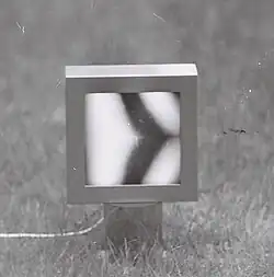 Moire-Leitmarke seitliche Abweichung 1988 Archiv WSA Stralsund