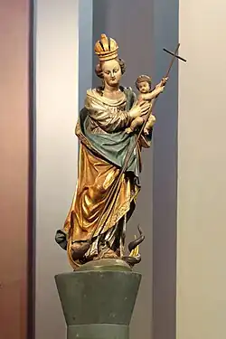 Mondsichelmadonna, um 1750