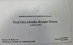 Monika Krause erste Direktorin des CENESEX