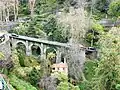 Monte, Brücke der ehemaligen Zahnradbahn über den städtischen Garten (2016)