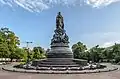 Denkmal Katharinas II. (1873 mit Michail Mikeschin, Alexander Opekuschin, Architekten Viktor Schröter, Dawid Grimm), Ostrowski-Platz, St. Petersburg[4]