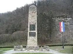 Denkmal an der Straße zwischen Klanjec und Kumrovec