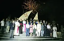 Bild von der Einweihung des Monuments