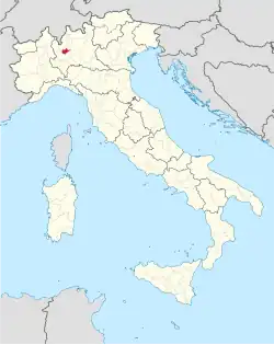 Lage innerhalb Italiens