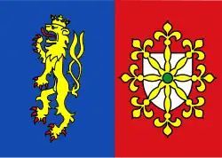 Flagge der Gemeinde Mook en Middelaar