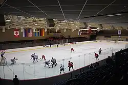Innenansicht des Moorhead Sports Center