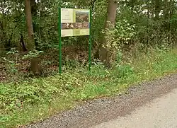 Informationstafel bei Lindloge am Beginn des Moorweges