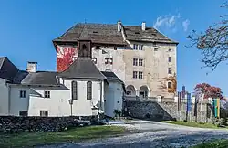 Schloss Moosburg (Gemeinde Moosburg, Bezirk Klagenfurt-Land, Kärnten), ehemals im Besitz derer von Cronegg (Adelsgeschlecht)