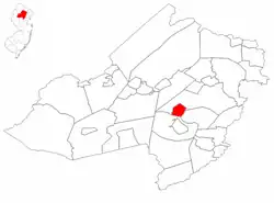 Lage im Morris County