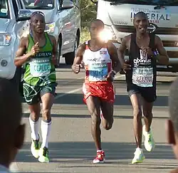 Johannes Kekana (rechts) – Platz siebzehn