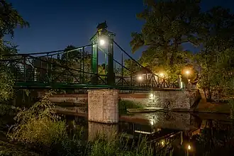 Pfennigbrücke bei Nacht