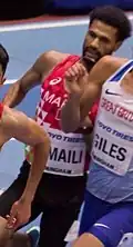 Mostafa Smaili Rang fünf in 1:45,78 min