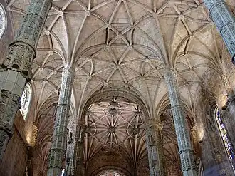 Gewölbe der Hauptkapelle des Mosteiro dos Jerónimos, Belém