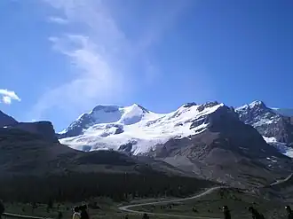 Mount Athabasca von Osten