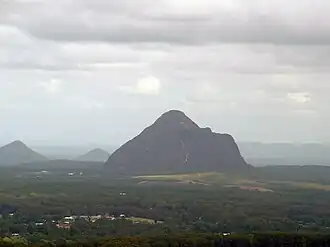 Mount Beerwah, 555 m hoch