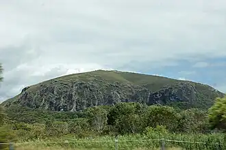 Südflanke des Berges