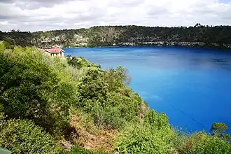 Der Blue Lake, einer der Maarseen des Mount Gambier