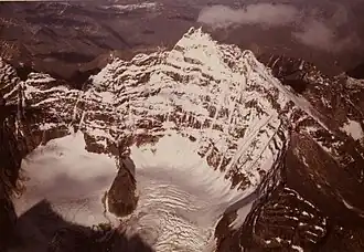 Nordwestflanke des Mount Igikpak im Jahr 1973