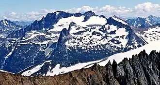 Mount Logan vom Sahale Mountain aus