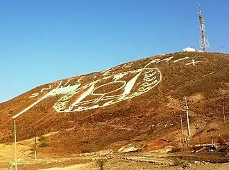 Nationalwappen am Buurta Ali Sabieh