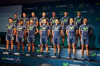 Mannschaftsfoto Movistar Continental Team