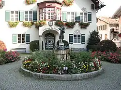 Mozartbrunnen in St. Gilgen