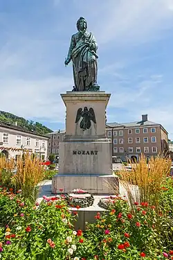 Denkmal Wolfgang Amadeus Mozart, Salzburg, 1842