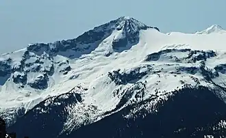 Mount Davidson von Whistler-Blackcomb aus