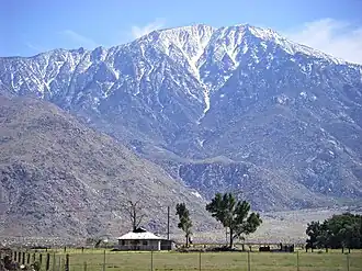 San Jacinto Peak von Norden aus betrachtet