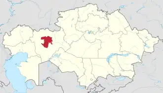 Lage in Kasachstan