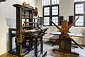 Historische Druckerpresse