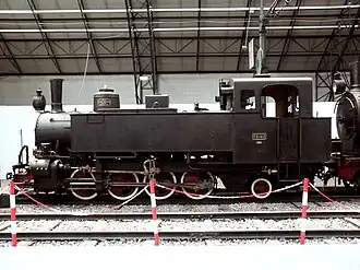 Die P 7 bzw. R402.007 im Museum in Mailand