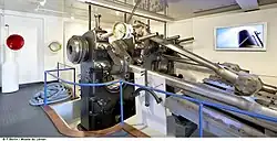 Ehemalige Schrägliegende Dreizylinder-Gleichstrom-Dampfmaschine der Helvétie