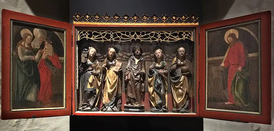 Bartholomäusaltar von 1520 (Museum Brunshausen)