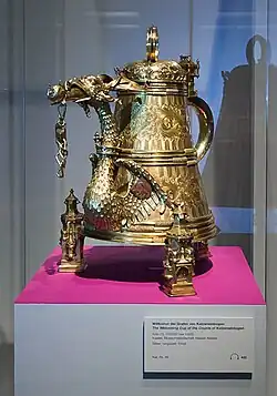 Vergoldeter Willkomm der Grafen von Katzen­eln­bogen, vor 1453