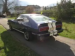 Schrägheck Heckansicht