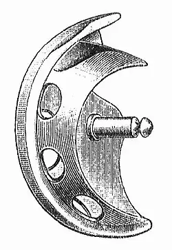 Fig. 11. Oszillierender Ringgreifer, nur die vordere Hälfte ist dargestellt