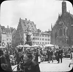 Hauptmarkt mit Frauenkirche, 1906
