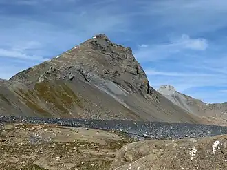 Nüschenstock, Bild aufgenommen von der Muttseehütte