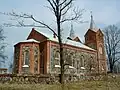 Katholische Kirche der Verklärung des Herrn Jesus in Nīdermuiža, erbaut von 1899 bis 1901[3]