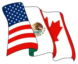 Emblem der NAFTA-Staaten