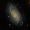 SDSS-Aufnahme der gesamten Galaxie