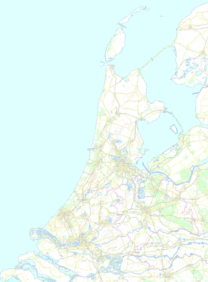 Backsteinbauwerke der Gotik/Verteilung in Holland und Utrecht (NL H+U)